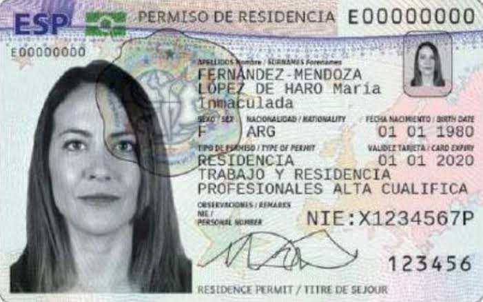 NIE document