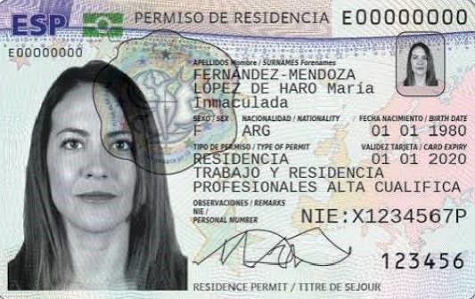 TIE card front