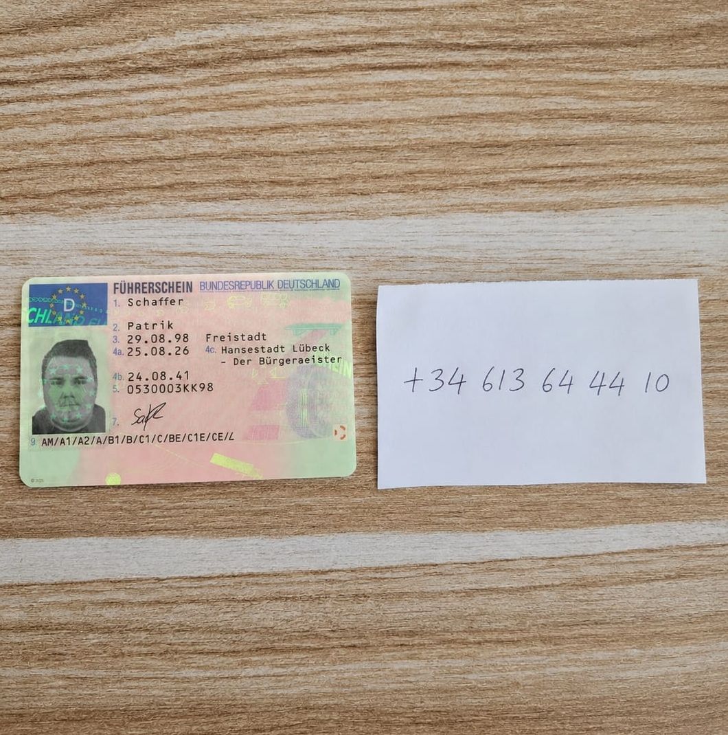 German driving licence front